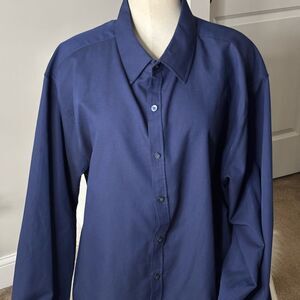 Beverly Hills Polo Club Dark Blue Casual Shirt